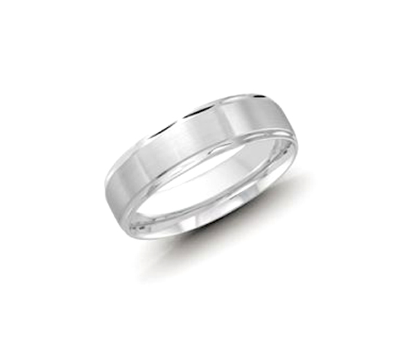 JONC EN OR AVEC TAILLE DIAMANT SUR LES CÔTÉS - ML LCF674W - MALO 