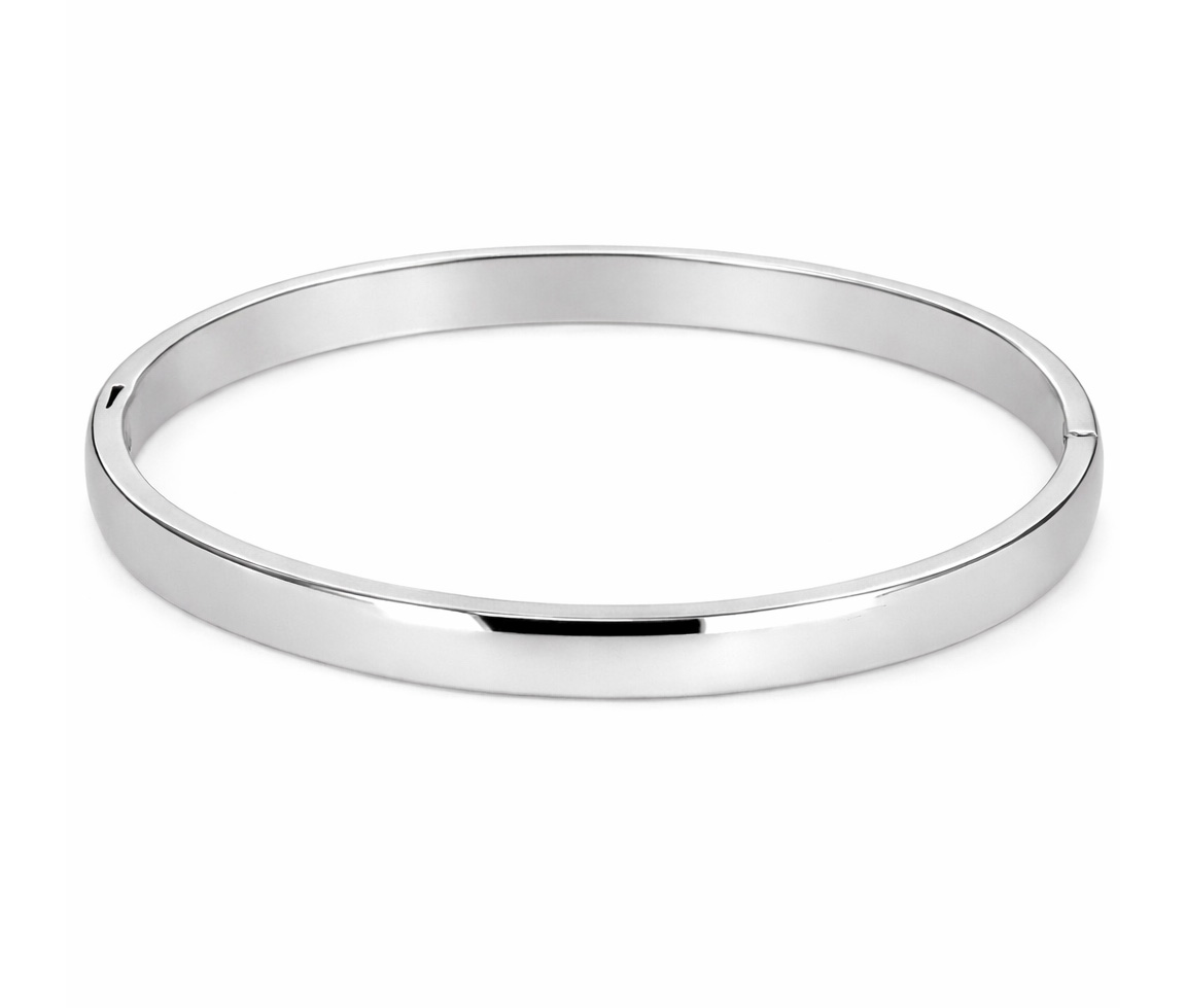 BRACELET BANGLE EN ACIER OUU ACIER/PVD OR UNI - IG SWBG127 - ITALGEM