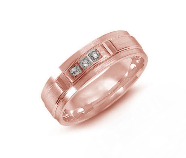 JONC EN OR SERTI DE DIAMANTS - ML JMD822/7P - MALO 