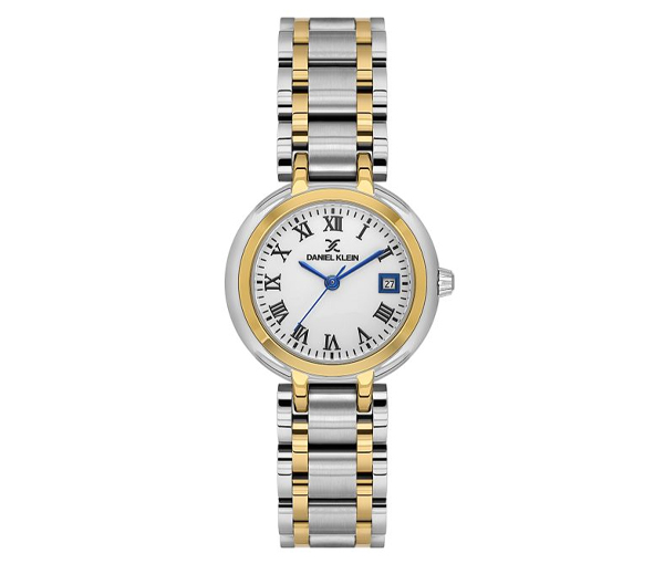 MONTRE ORLEAN EN ACIER/PVD OR 2 TONS - BA DK14173/4 - DANIEL KLEIN