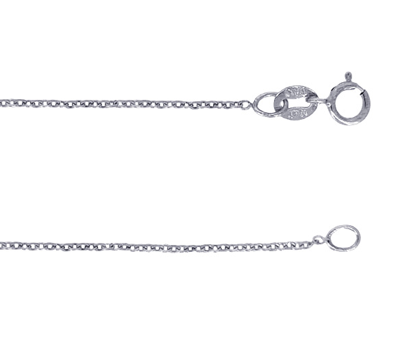 CHAINE EN OR À MAILLE ROLO TAILLÉE DIAMANT - MB ROLO10W18 - BIJOUX D'IMPORTATION