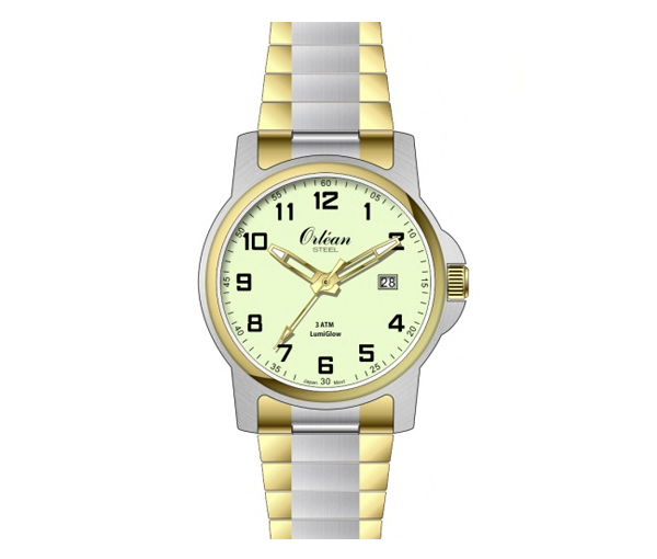 MONTRE ORLEAN ACIER 2T LUMIGLOW - BA ME3192X - ORLEAN