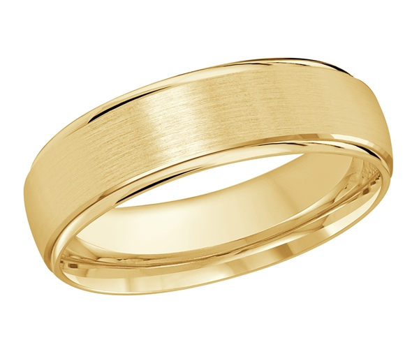 JONC EN OR 10K AVEC UNE LIGNE SUR LES CÔTÉS - ML FT1166 6Y1 - MALO 