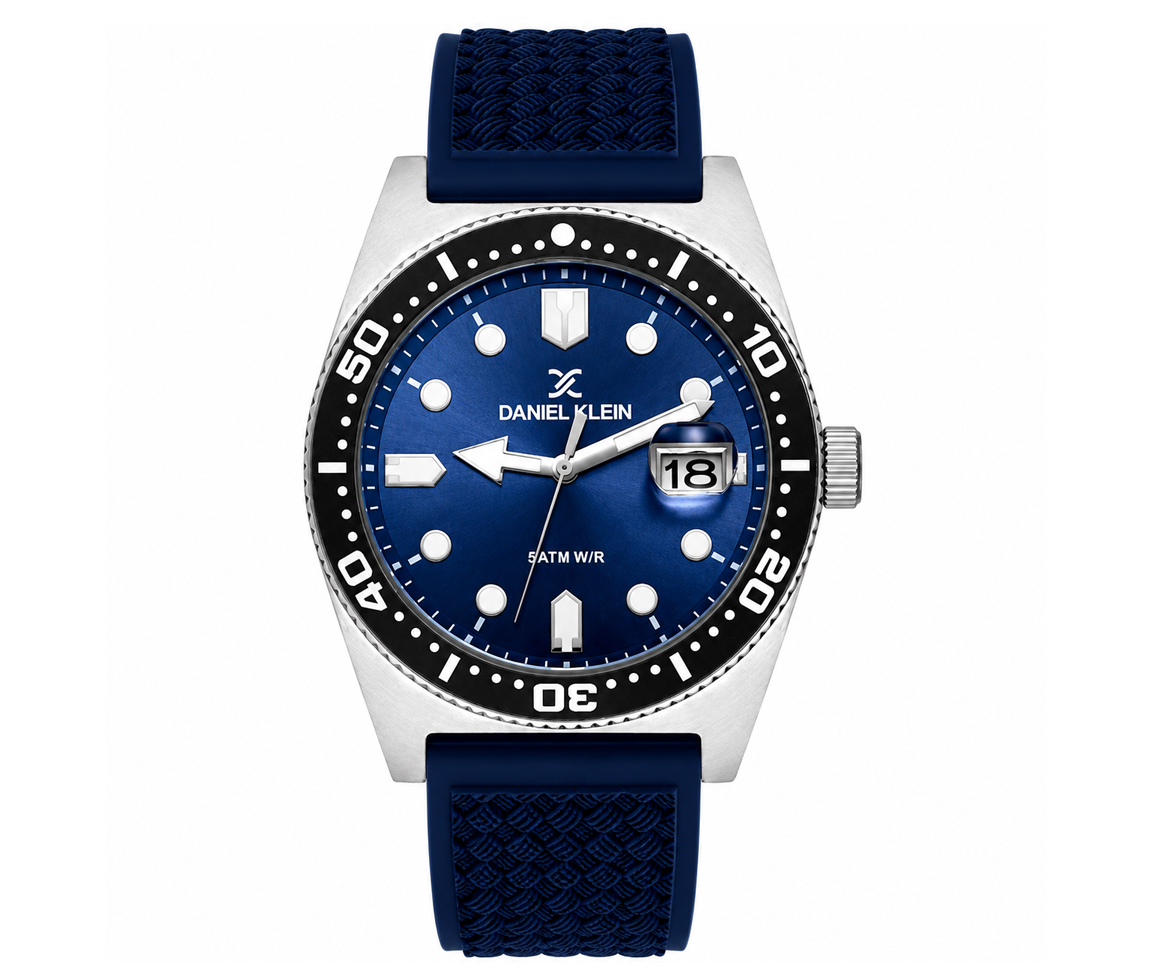 MONTRE DANIEL KLEIN AVEC BRACELET DE SILICONE - BA DK14058/3 - DANIEL KLEIN