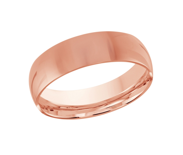 JONC DÔME UNI EN OR CONFORT FIT 7MM DE LARGEUR ET 1.6MM D'ÉPAISSEUR - ML J100/7P7 - MALO 