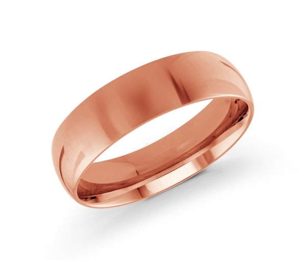 JONC DÔME UNI EN OR CONFORT FIT 6MM DE LARGEUR 1.2MM D'ÉPAISSEUR - ML J208/6P10 - MALO 