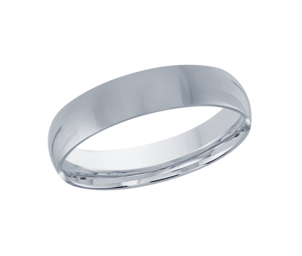 JONC DÔME UNI EN OR CONFORT FIT 5MM DE LARGEUR - ML J100/5W7 - MALO 