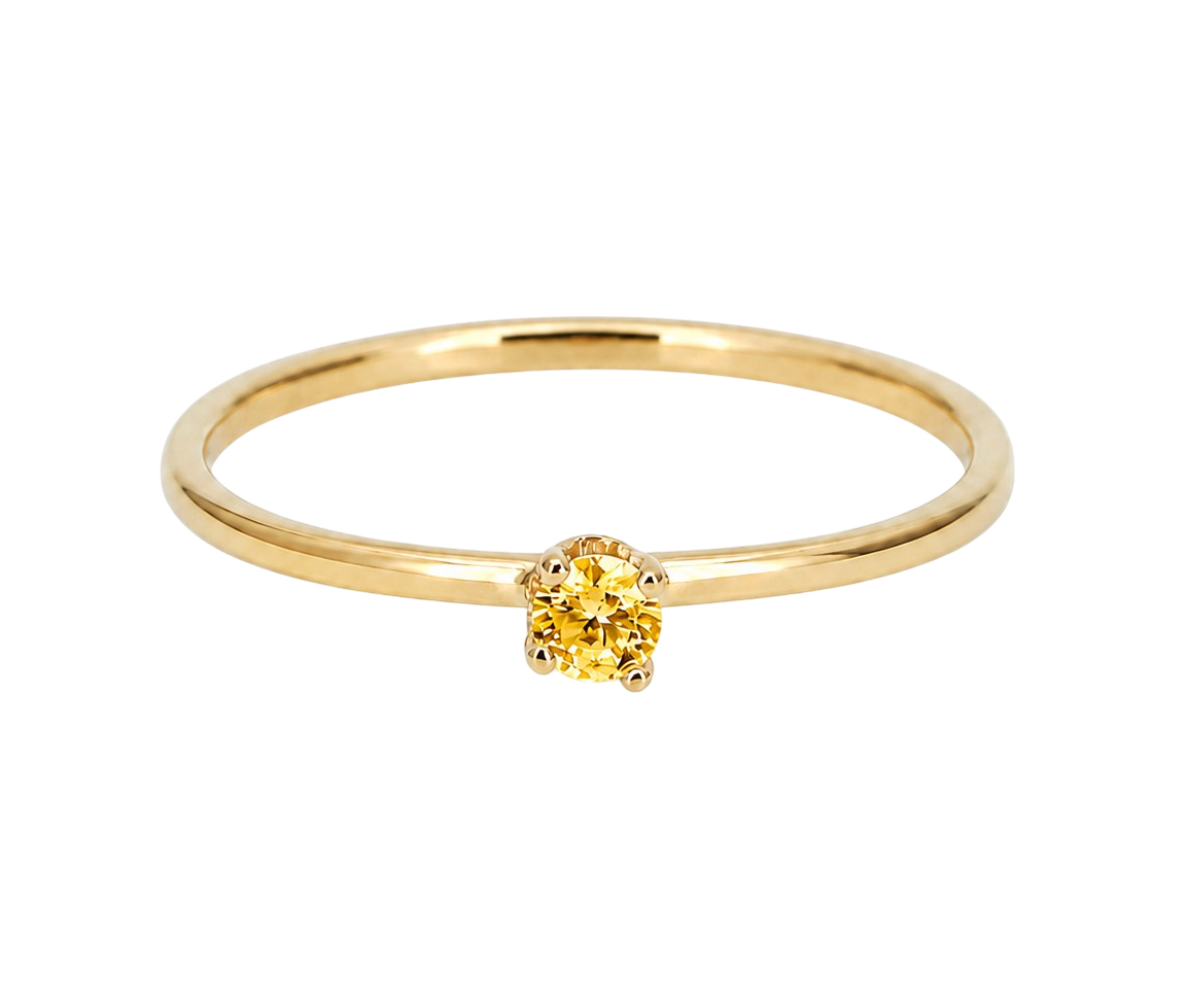BAGUE AVEC PIERRE DE NAISSANCE VARIÉE - SJ BE01Y/11 - BIJOUTERIE SUISSE INC.
