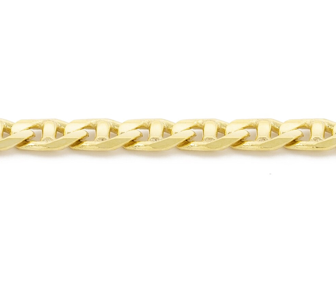CHAINE EN OR 10K À MAILLE MARINE - SY ORO19Y - BIJOUX D'IMPORTATION