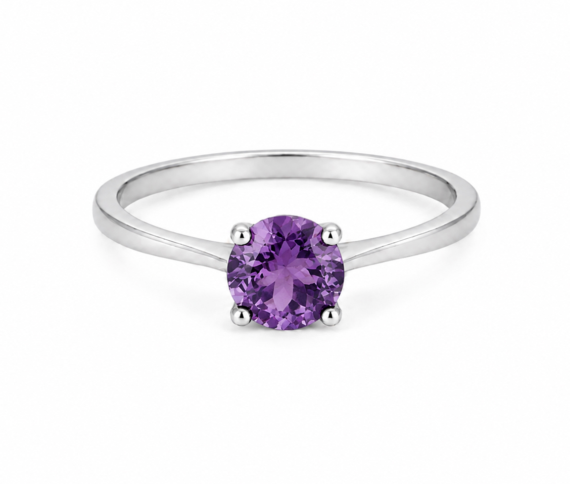BAGUE AVEC PIERRES DE NAISSANCE VARIÉES - SC BDNA02 - BIJOUX D'IMPORTATION