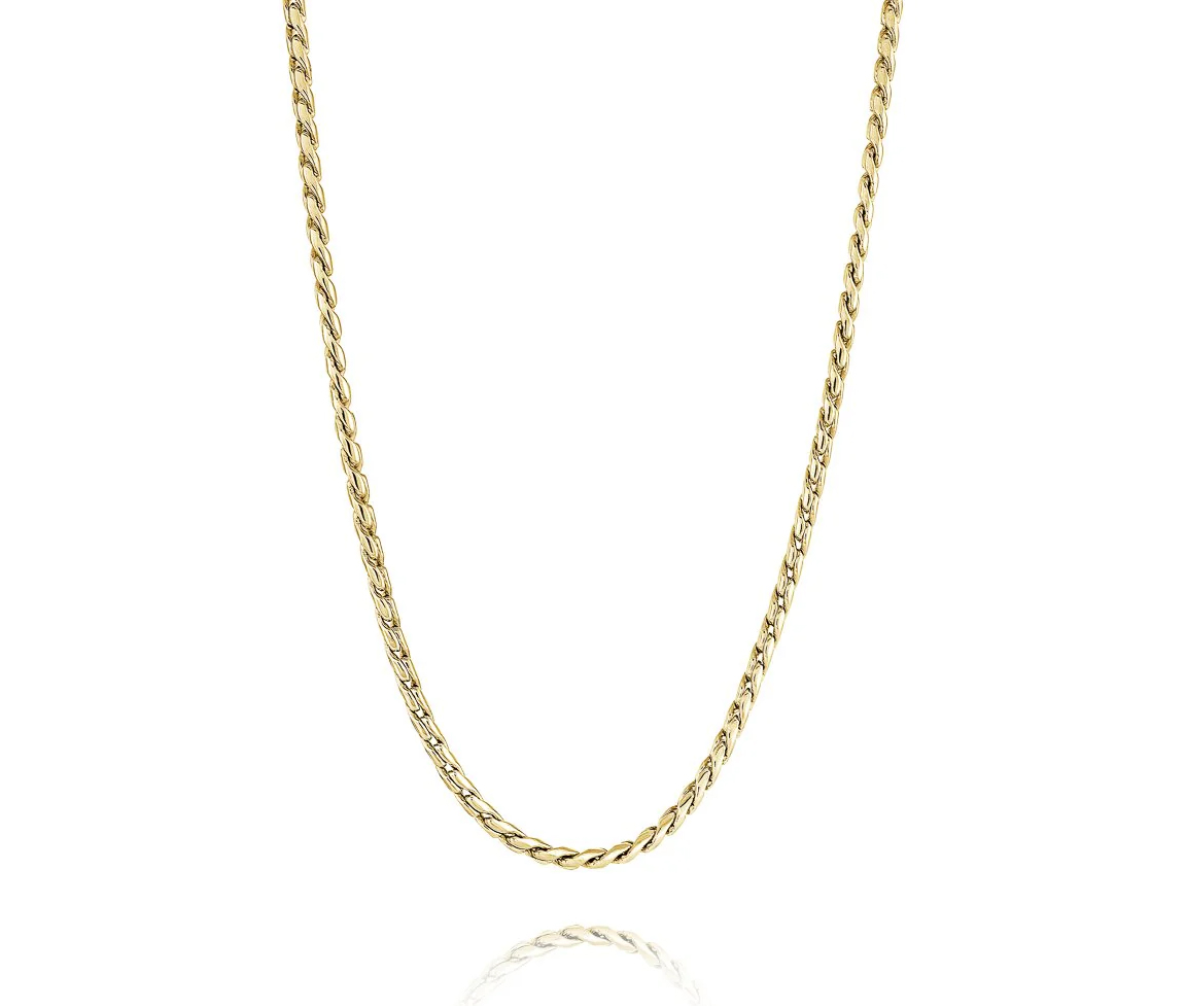 CHAINE EN ACIER/PVD OR À MAILLE MINI S - IG SYN53/22 - ITALGEM