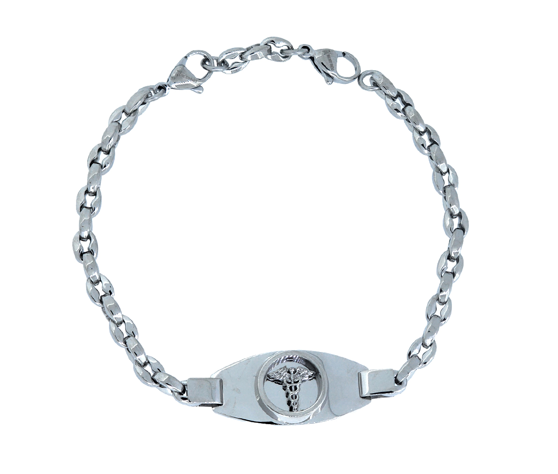 BRACELET MÉDICAL EN ACIER. - IG SMAB56 - ITALGEM