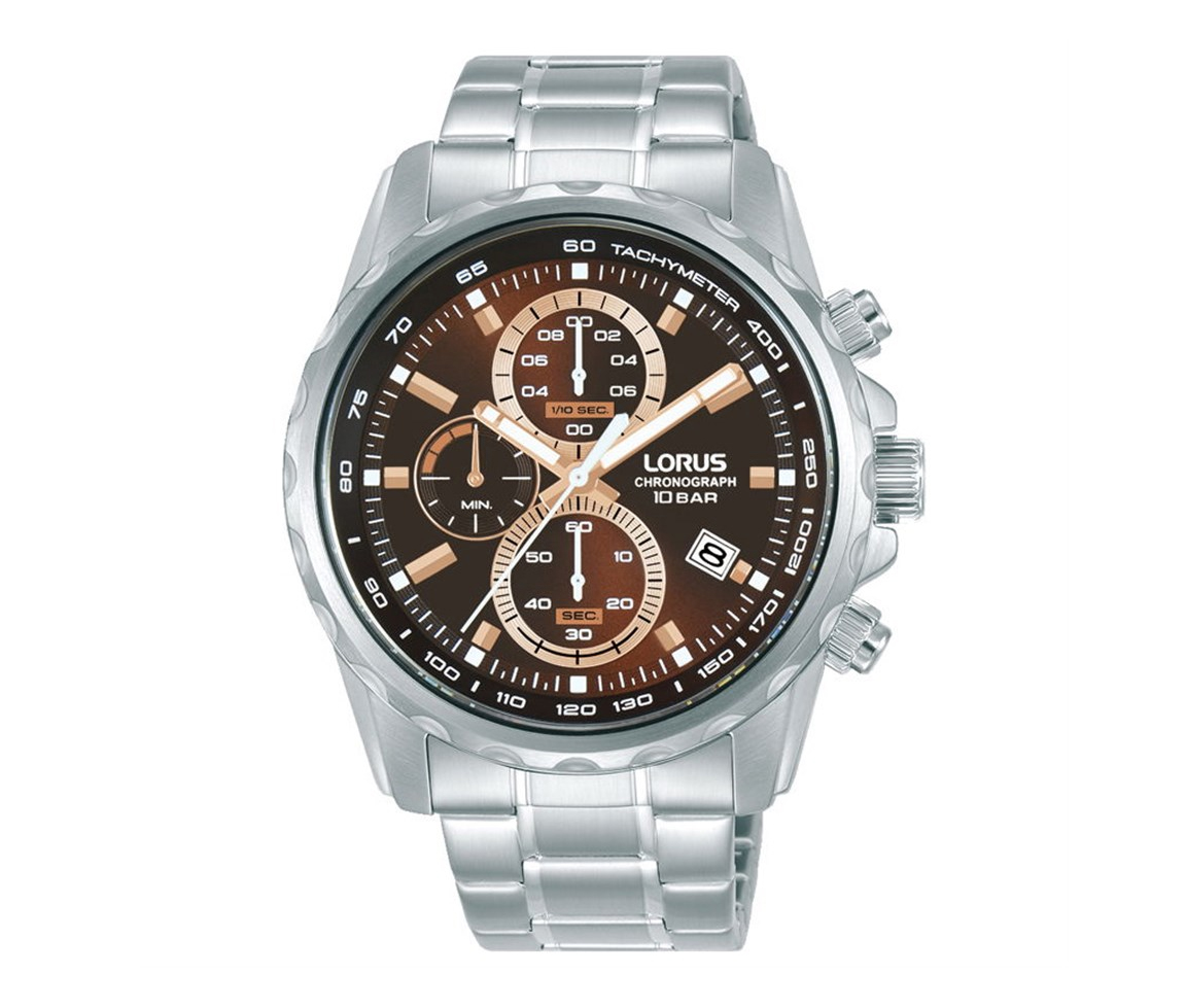 MONTRE LORUS EN ACIER AU QUARTZ CHRONOGRAPHE - SA RM377JX9 - LORUS