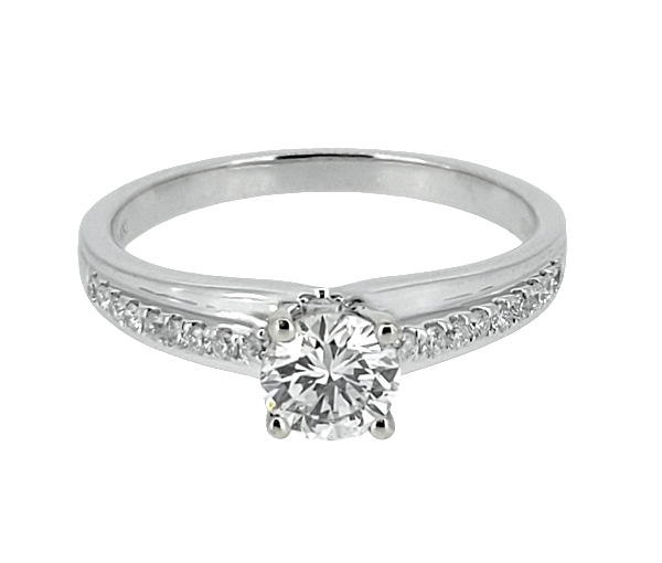 BAGUE EN OR AVEC DIAMANTS - SJ LBD23 - BIJOUTERIE SUISSE