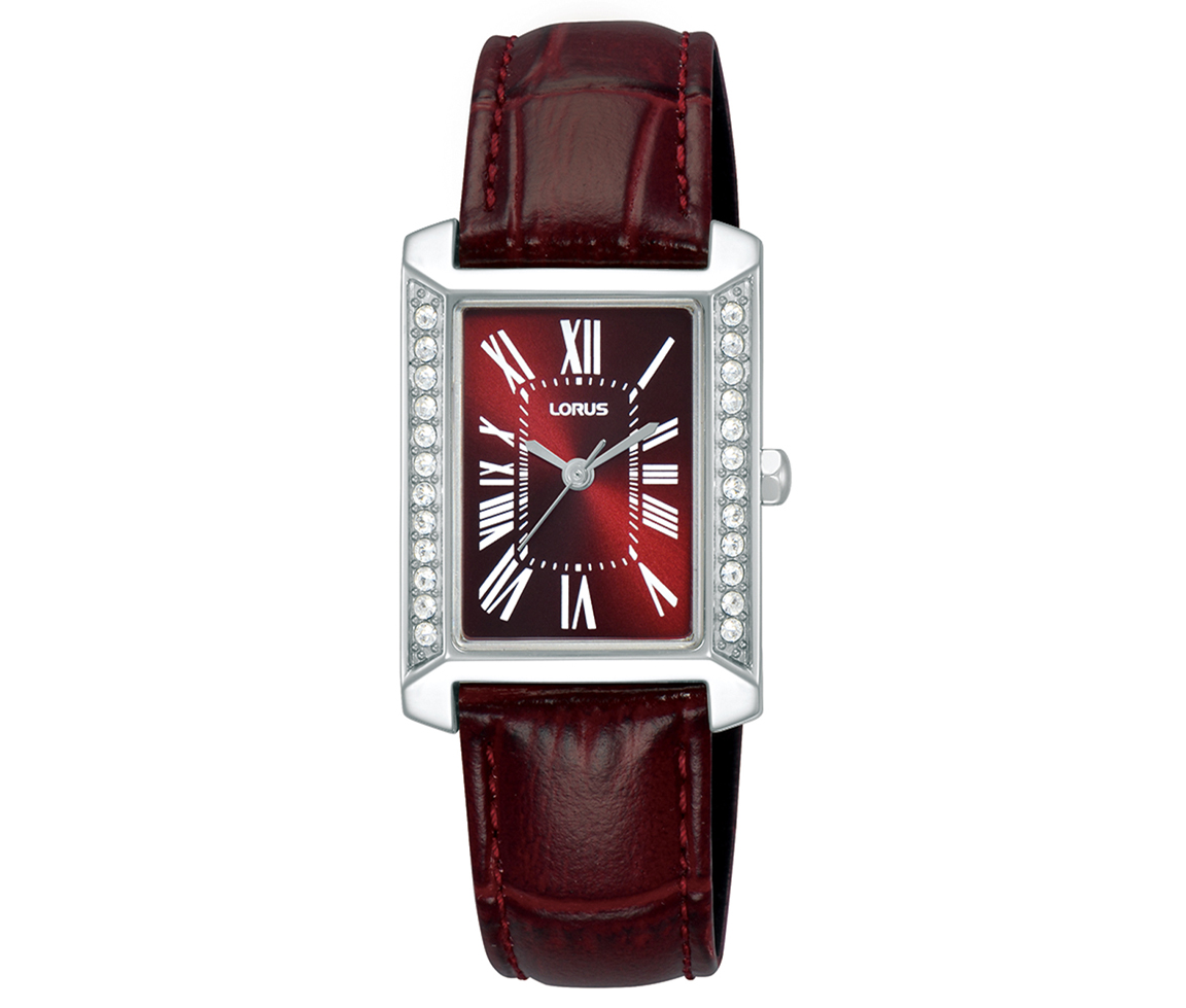 MONTRE LORUS EN ACIER AU QUARTZ SERTIE DE CUBIQUES ZIRCONIAS - OD RG239YX9 - LORUS