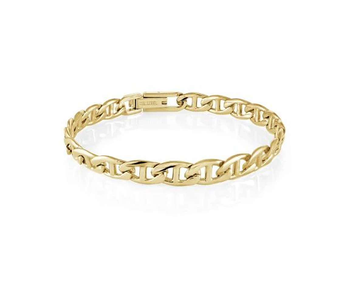 BRACELET EN ACIER/PVD OR À MAILLE MARINE - IG SMB661/8 - ITALGEM