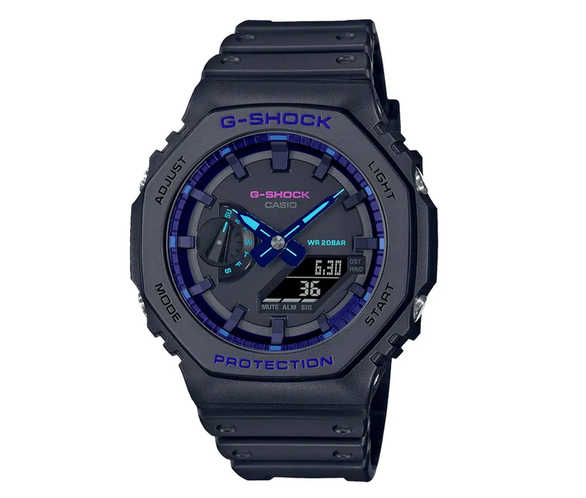 MONTRE CASIO ANALOGIQUE/NUMÉRIQUE EN RÉSINE - H GA2100VB1A - CASIO