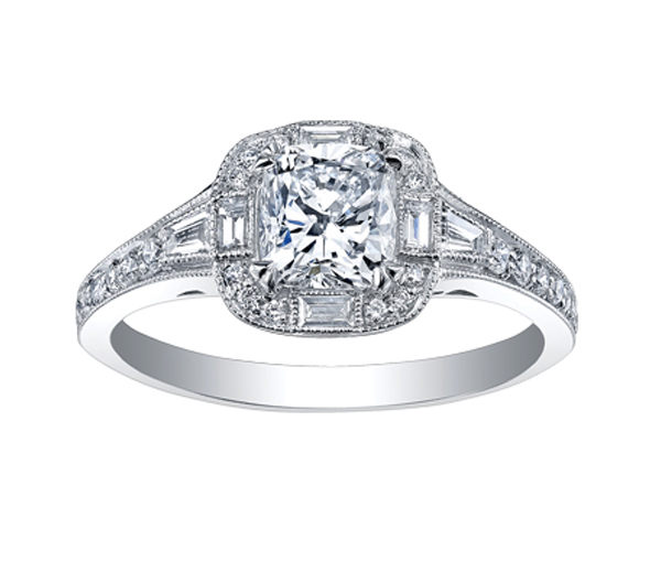 BAGUE EN OR BLANC SERTIE DE DIAMANTS - CR ML181W80 - BIJOUX CANADIEN