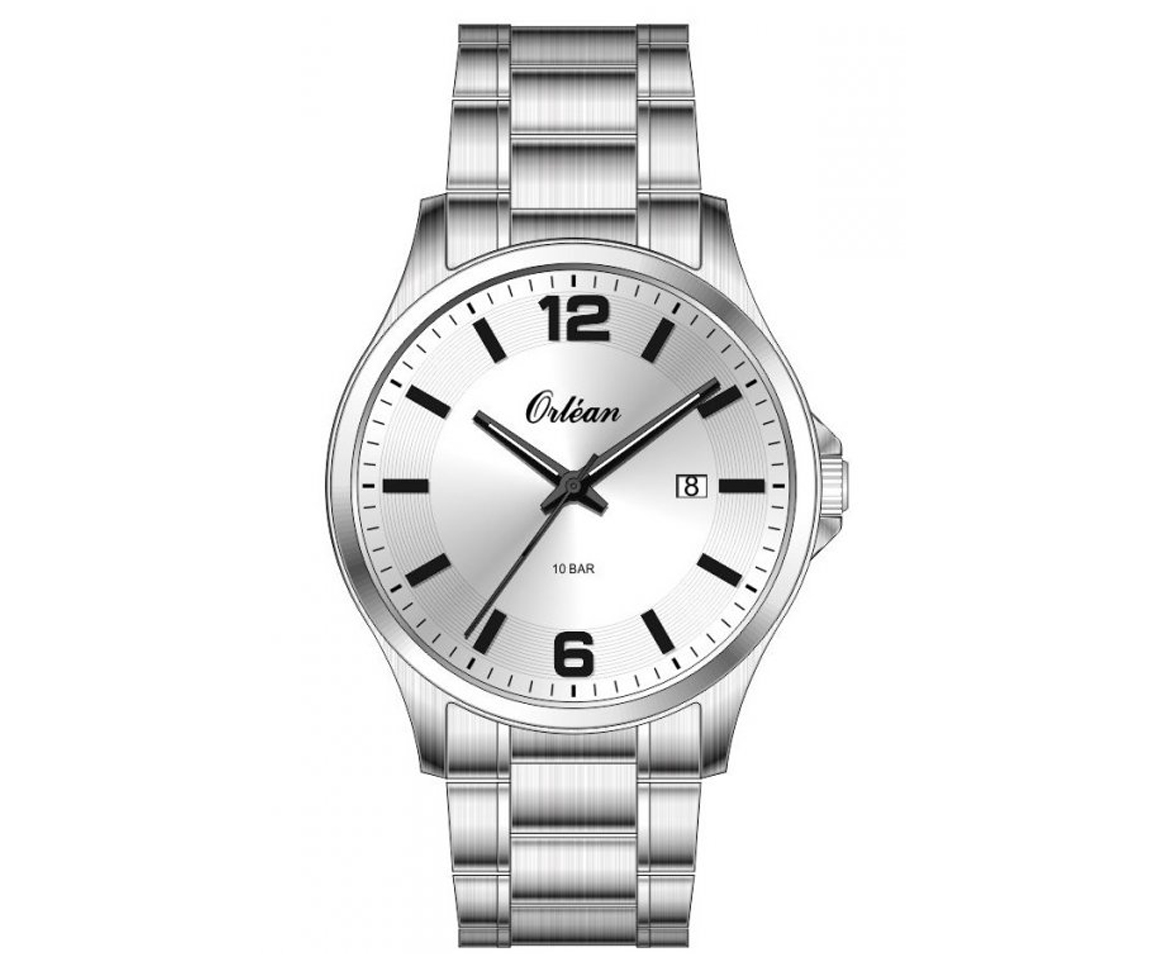 MONTRE ORLEAN EN ACIER - BA ME3663 - ORLEAN