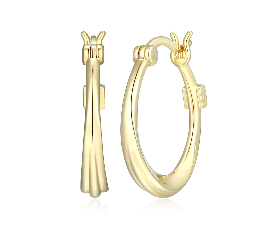 BOUCLES ELLE ANNEAUX EN ARGENT/PVD OR - PJ 32LCT0A00K - ELLE