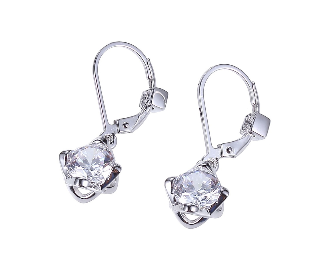 BOUCLES ARGENT CZ 6.5MM - PJ R2LC7Q0003 - ELLE