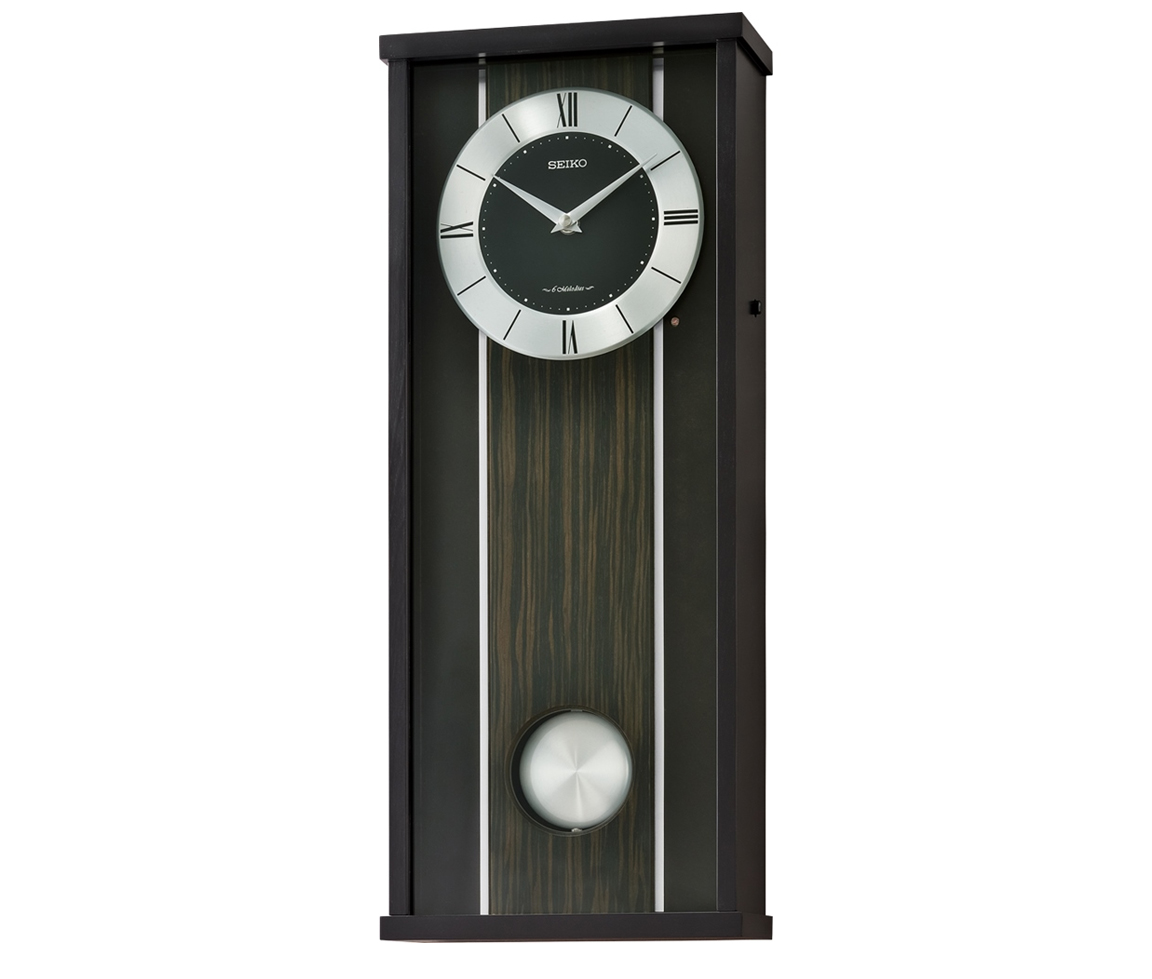 HORLOGE MURALE SEIKO EN BOIS AVEC PENDULE - OD QXM396K - SEIKO