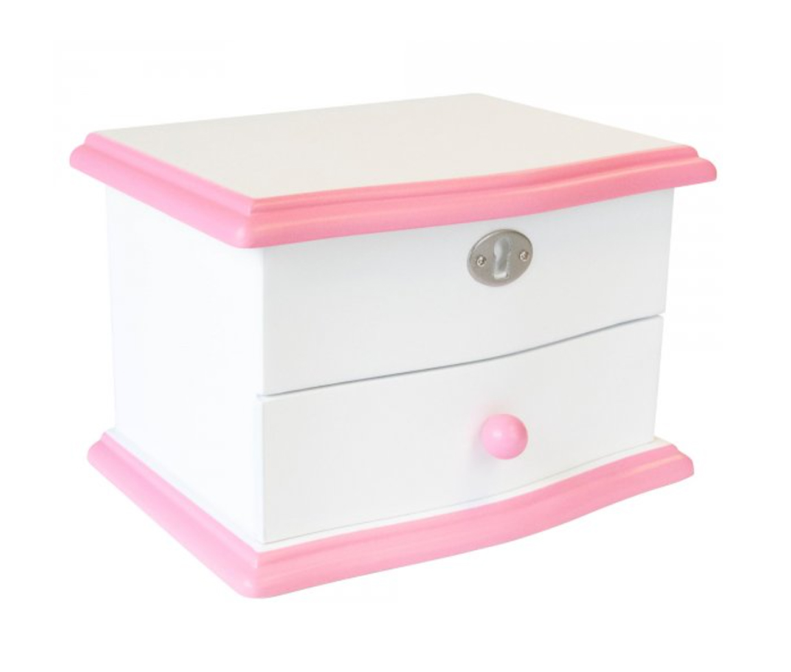 COFFRE À BIJOUX EN BOIS MUSICAL AVEC BALLERINE - GM 1024JB00WD - GUNTHER