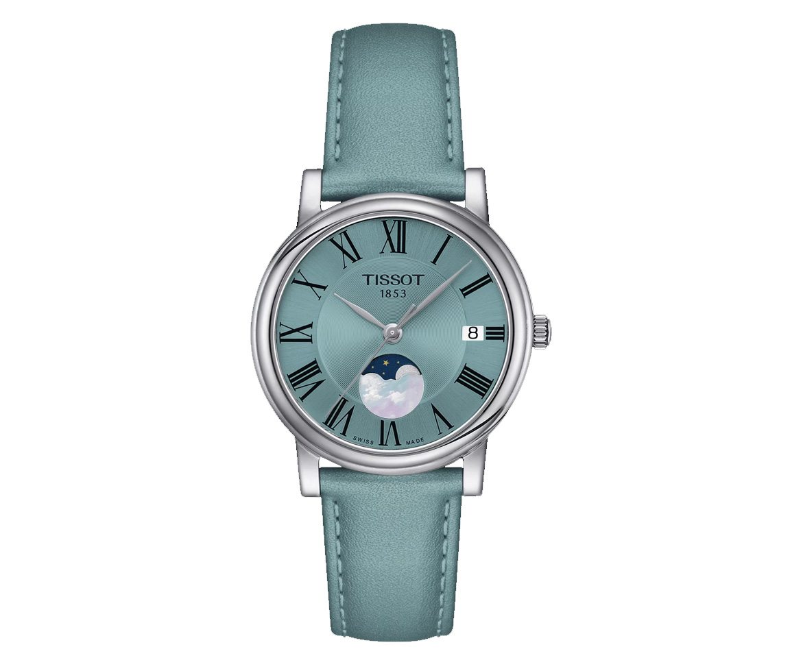 TISSOT CARSON PREMIUM LADY MOONPHASE 30MM - T1222231635300 - Tissot