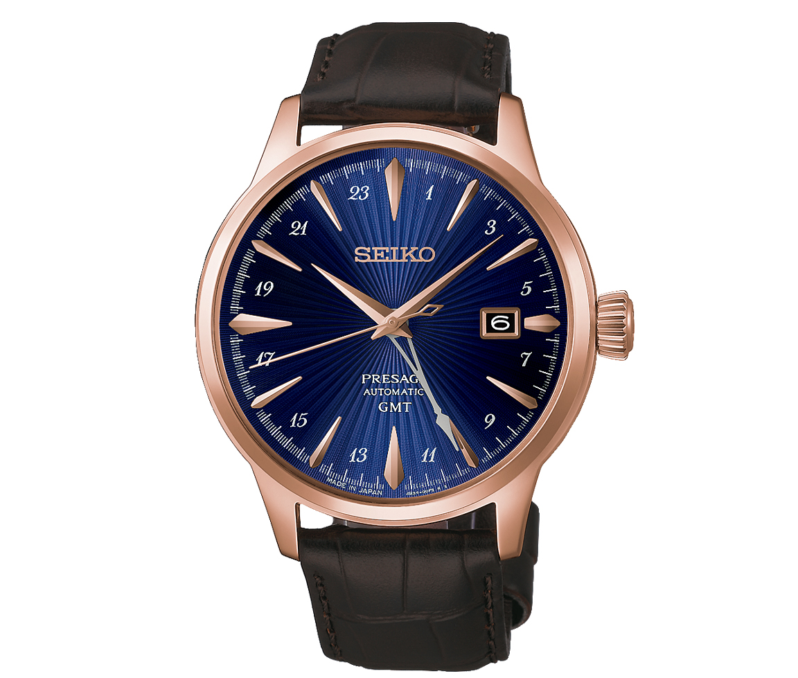 SEIKO PRESAGE COCKTAIL TIME AUTOMATIQUE GMT - SA HCB005J1 - SEIKO