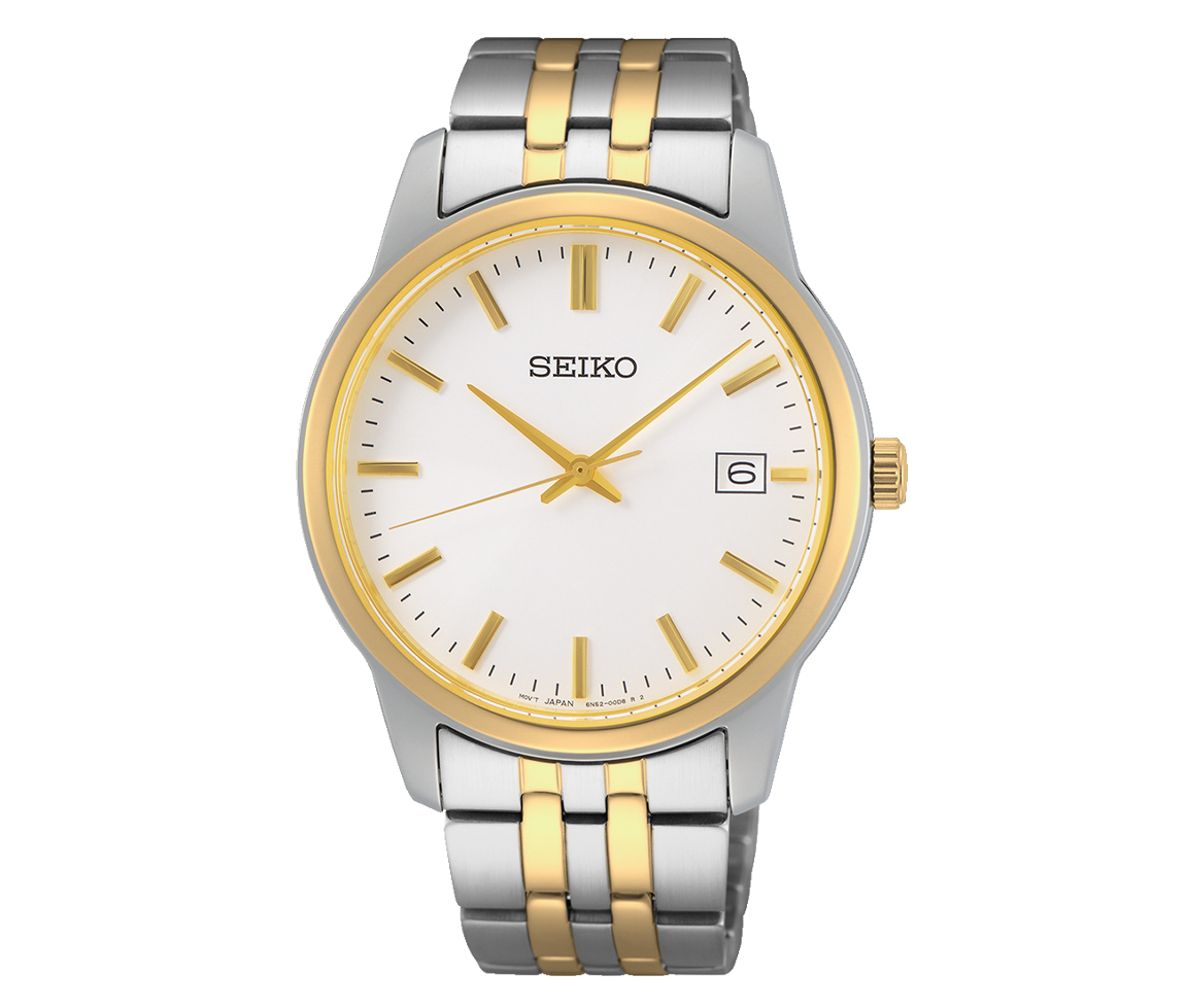 MONTRE SEIKO EN ACIER/PVD OR 2 TONS - OD SUR402P1 - SEIKO