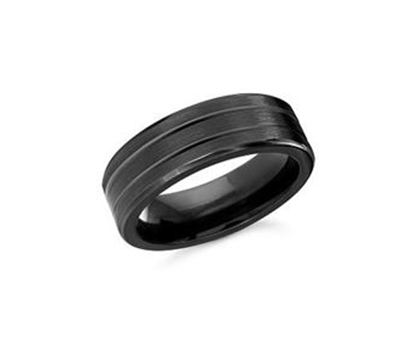 JONC EN COBALT/PVD NOIR CONFORT FIT - ML CB028B10 - MALO 
