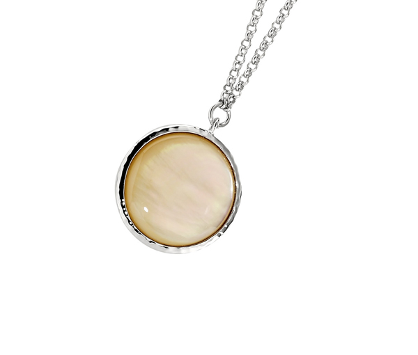 PENDENTIF NACRE DE PERLE JAUNE - PJ R0LAFDA944 - ELLE