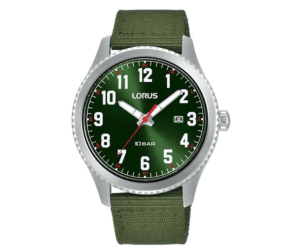 MONTRE LORUS EN ACIER AVEC BRACELET DE NYLON - SA RH997RX9 - LORUS