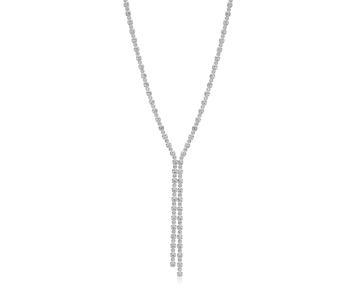 COLLIER REIGN AVEC CUBIQUES EN Y - PJ R0A7U900FT - REIGN