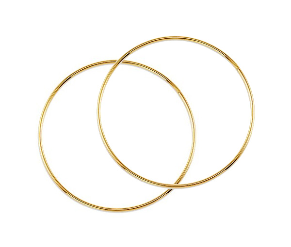 BOUCLES DORMEUSES 10K - SY 1176 - BIJOUX D'IMPORTATION