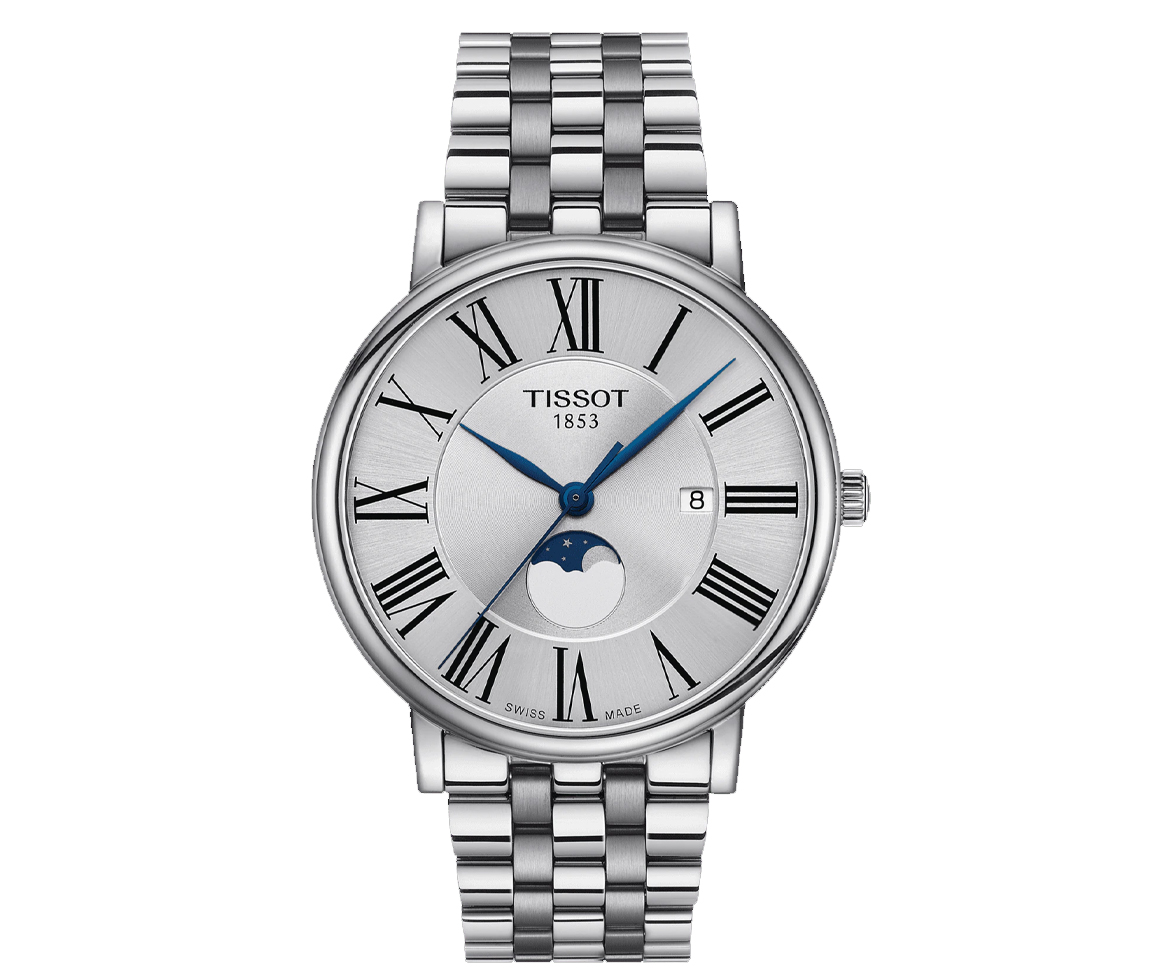 TISSOT CARSON PREMIUM GENT MOONPHASE 40MM - T1224231103300 - Tissot