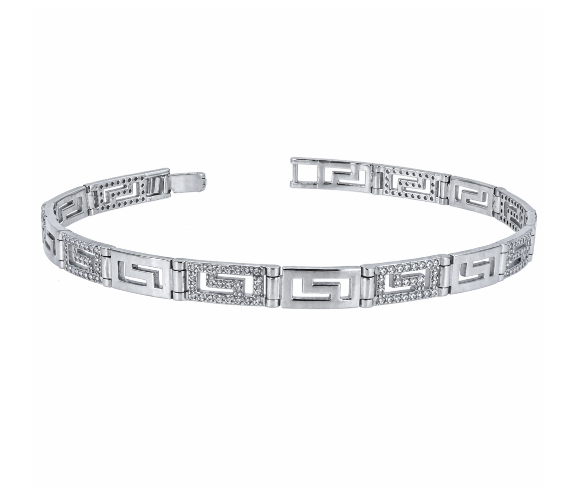 BRACELET MOTIF GRECQUE - MA BRA02 - BIJOUX D'IMPORTATION