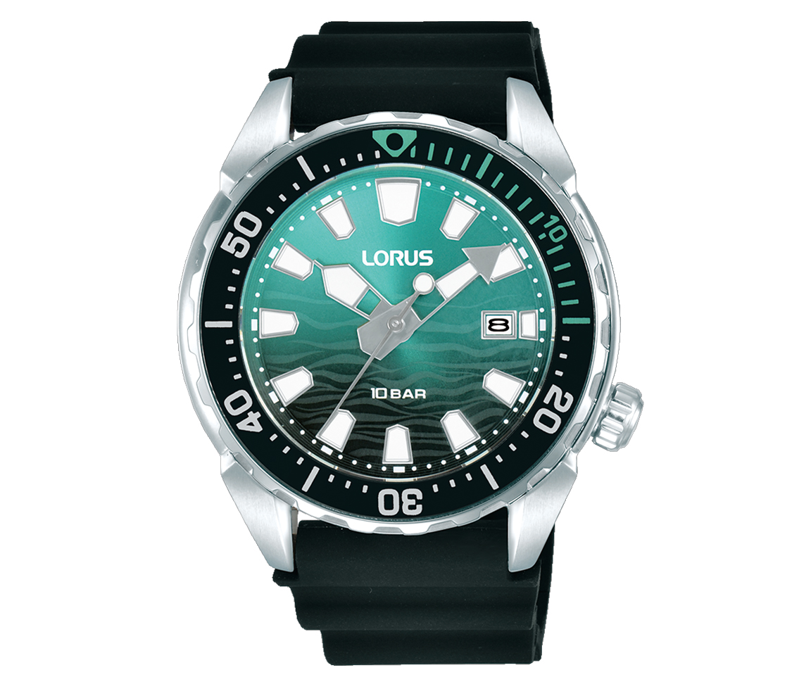 MONTRE LORUS EN ACIER AVEC BRACELET EN SILICONE - OD RH951RX9 - LORUS