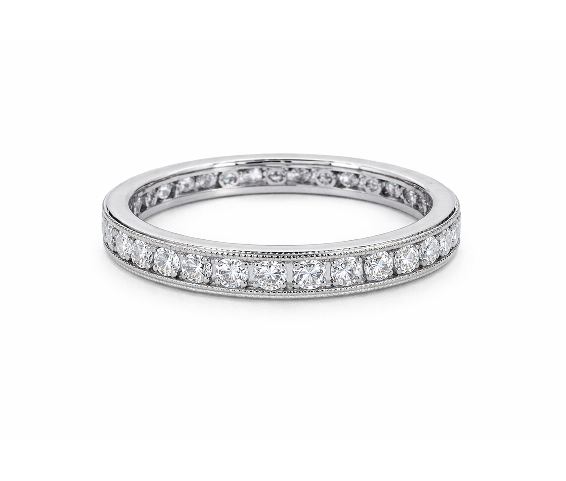 JONC ETERNITE EN OR AVEC DIAMANTS - BK DDR00607 - BIJOUX D'IMPORTATION