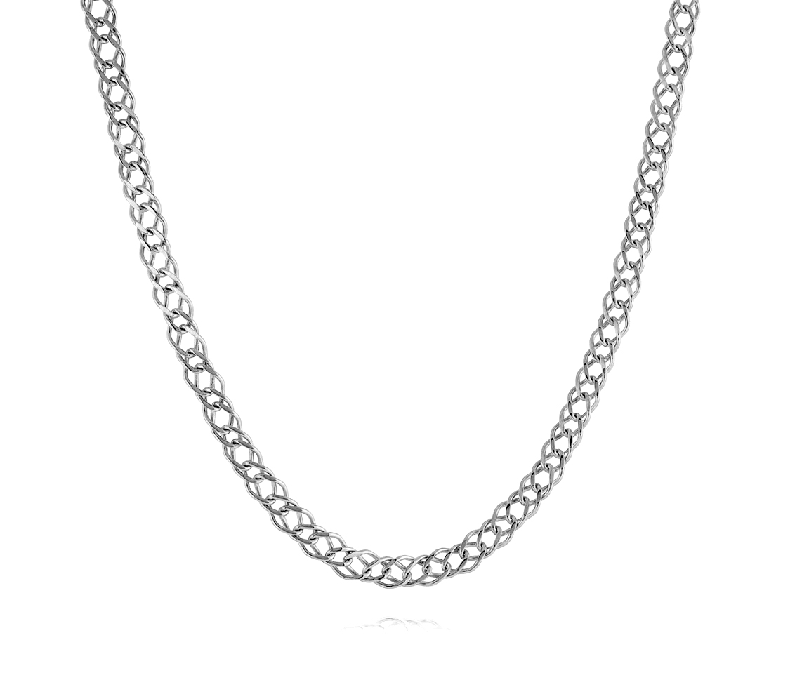 CHAINE EN ACIER À MAILLE GOURMETTE DOUBLE - IG SN92/24 - ITALGEM