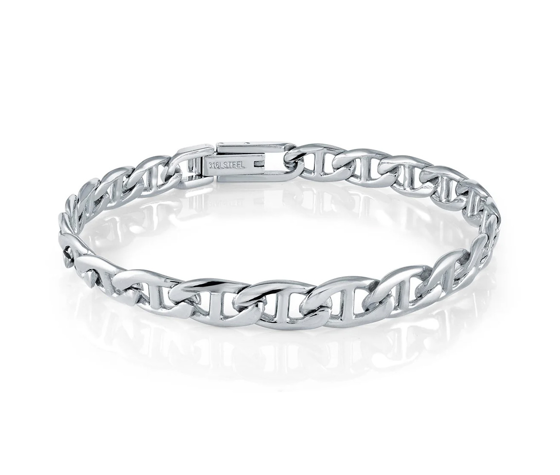 BRACELET EN ACIER À MAILLE MARINE - IG SMB660/8 - ITALGEM