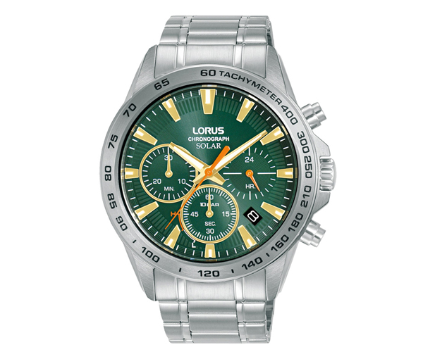 MONTRE LORUS À MOUVEMENT SOLAIRE EN ACIER - SA RZ505AX9 - LORUS