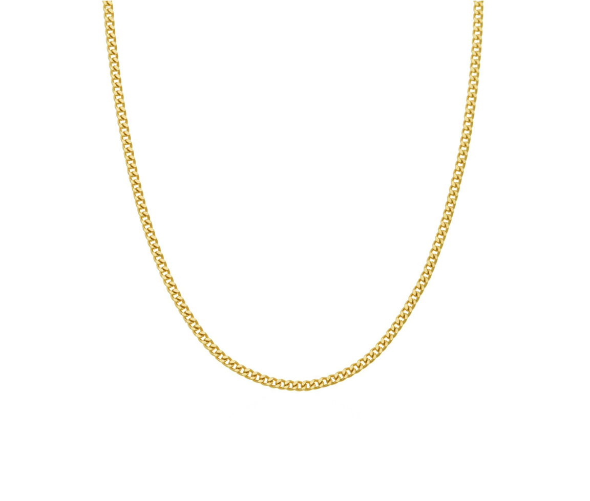 CHAINE EN OR JAUNE À MAILLE GOURMETTE - S CURBHO2Y20 - BIJOUX D'IMPORTATION