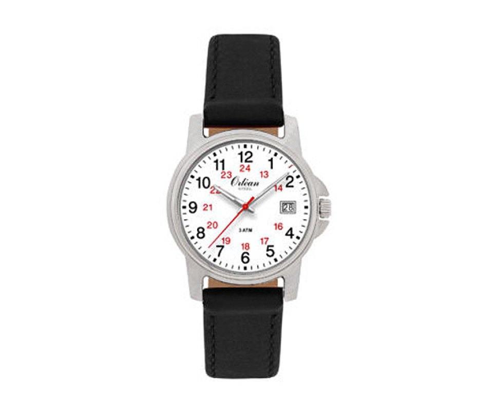 MONTRE ORLEAN POUR DAME EN ACIER - BA ME3343/NR - ORLEAN