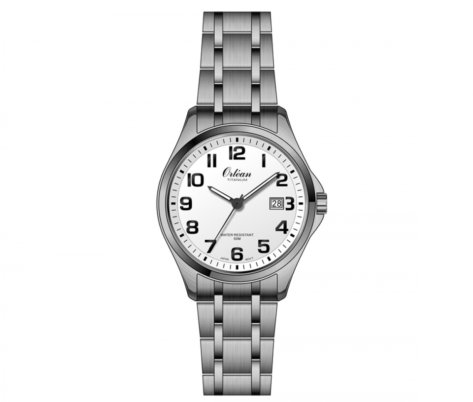 MONTRE ORLEAN EN TITANE POUR DAME - BA ME3259 - ORLEAN