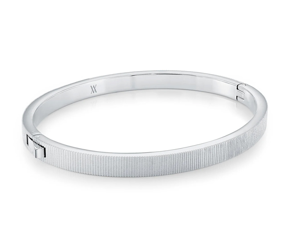 BRACELET BANGLE EN ACIER TEXTURÉ - IG SWBG124 - ITALGEM