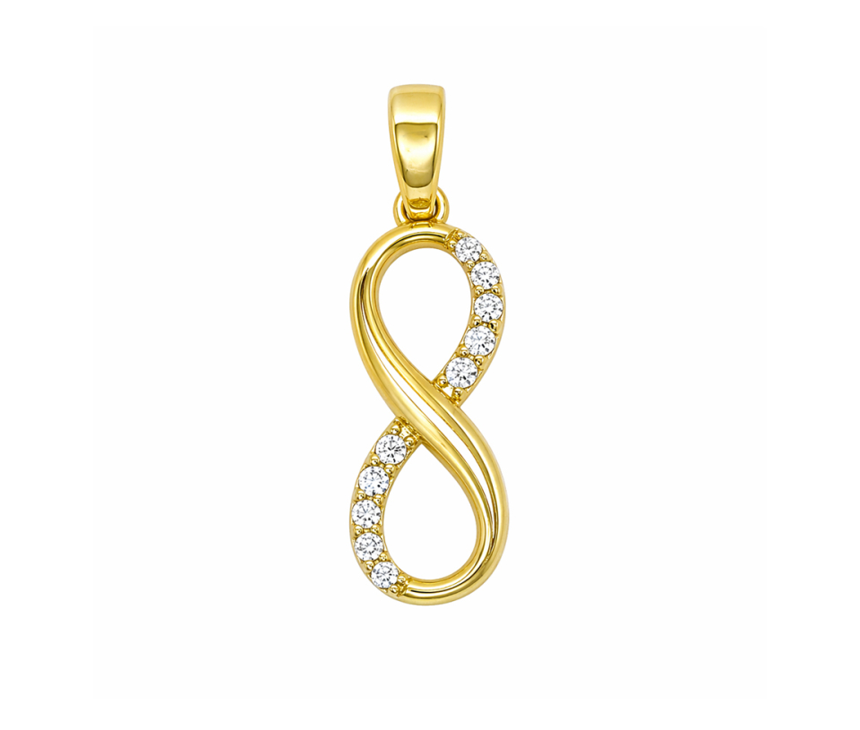 PENDENTIF INFINI EN OR