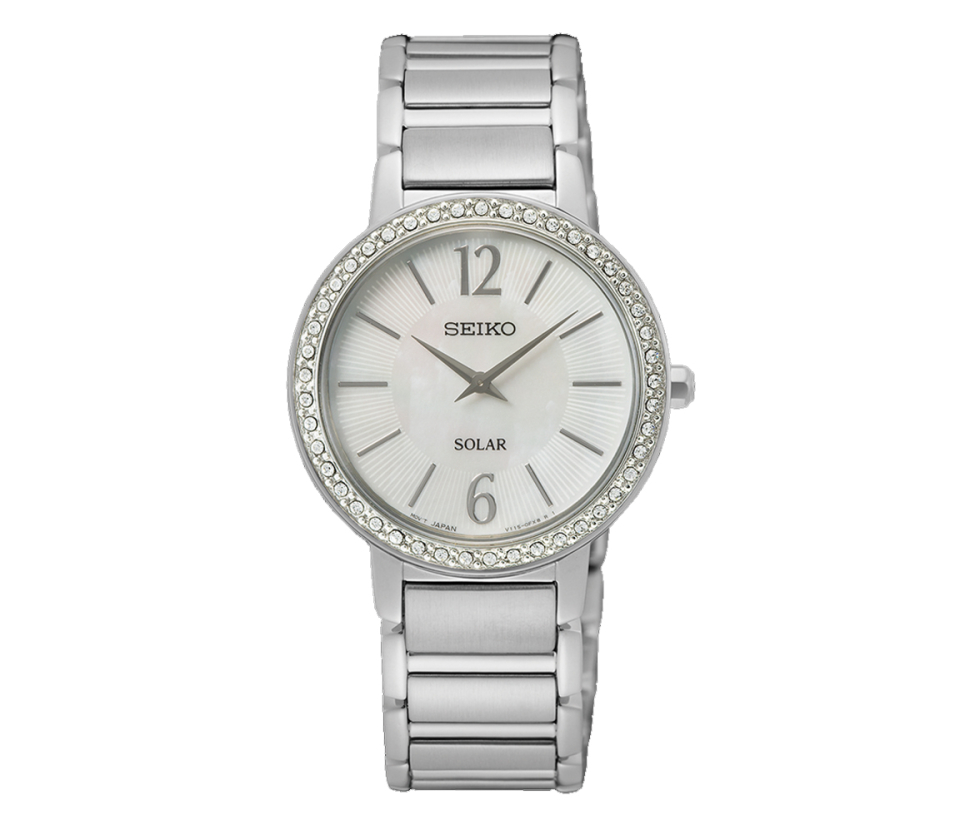 MONTRE POUR DAME SEIKO SOLAIRE SERTIE DE CRISTAUX - OD SUP467 - SEIKO