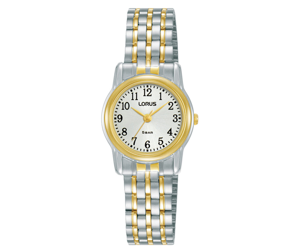 MONTRE POUR DAME LORUS EN ACIER/PVD OR 2 TONS - OD RRX30HX9 - LORUS