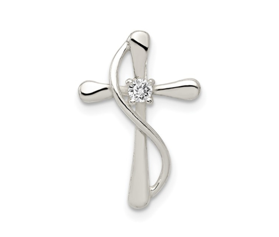 PENDENTIF CROIX EN ARGENT - QG QC7319 - IMPORTATION